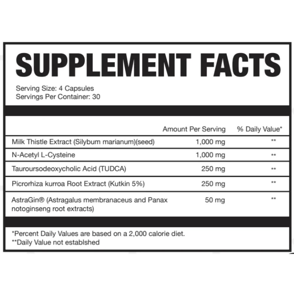 Axe & Sledge: Liver +, 120 Capsules - Image 2