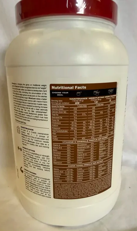 Metabolic Nutrition: MuscleLean 2.5lb - Image 2