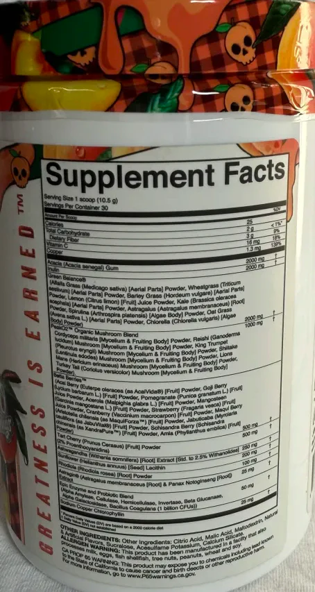 Nutrifitt: Epic Greens, Sweet Georgia Peach - Image 2