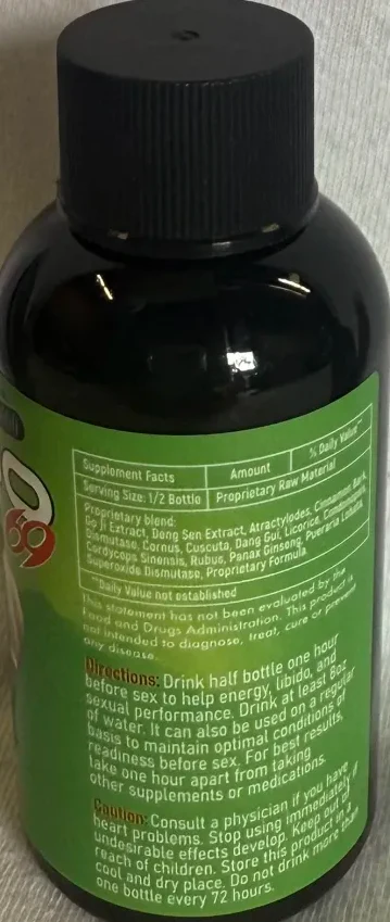 Rh1n0: 69 Platinum 69000 Green Liquid Shot - Image 2