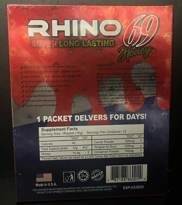 Rh1n0 69 Super Long Lasting Watermelon Honey - Image 2