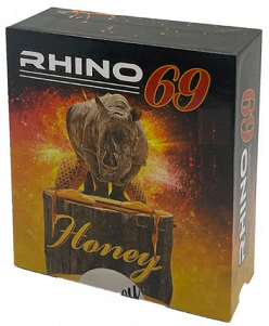 Rh1n0: Rh1n0 69 Honey, Gold and Black Packaging